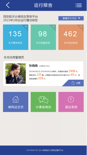 网站运行报告
