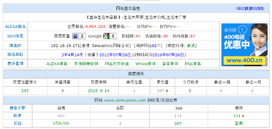seo排名